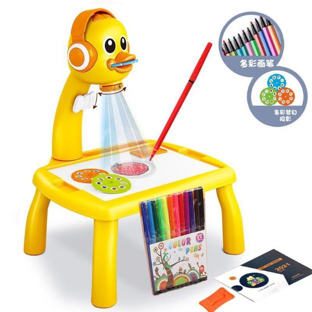 Dream Projection Multi-Functional Study Desk with LED Projector