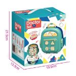 2-in-1 Doctor Set Backpack Kids Pretend Medical Play Kit