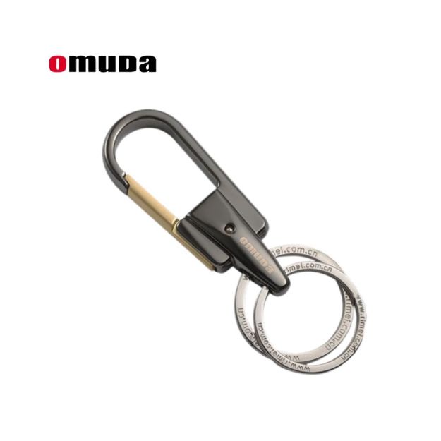 Omuda A8012 Premium Detachable Metal Key Holder with Dual Key Rings