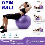 Anti-Burst PVC Fitness Gym Ball | Yoga, Balance & Therapy Exercise Ball