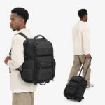 OZUKO 9820L Unisex Wheeled Laptop Backpack Trolley Bag Waterproof Travel Backpack