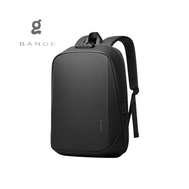 BANGE BG-7251 Waterproof Business Laptop Backpack with USB Charging Port & Anti-Theft Lock