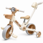 Picture of Premium Kids Bicycle with Push Handle, Basket & Support Wheels