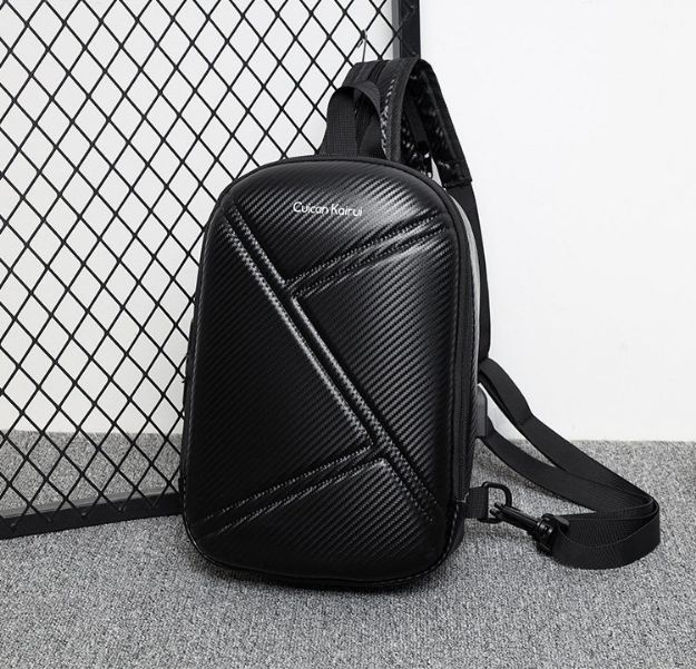 hard-shell-carbon-fiber-motorcycle-chest-bag-crossbody-sling