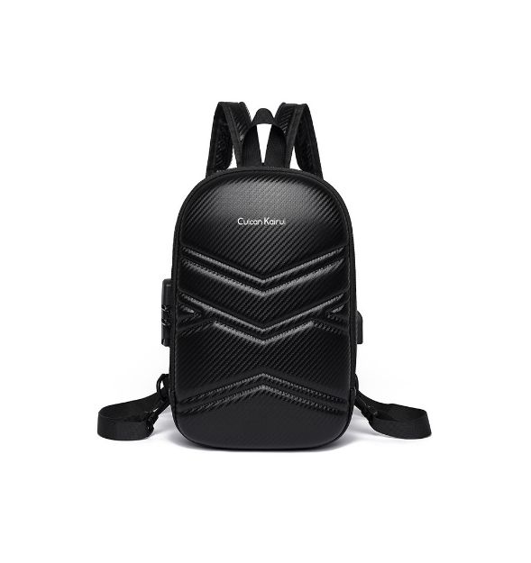 	hard-shell-carbon-fiber-motorcycle-chest-bag-crossbody-sling