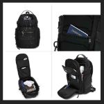 ozuko-9928-mens-15l-sling-bag-multi-compartment-oxford-travel-outdoor-shoulder-bag