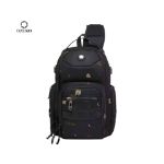 ozuko-9928-mens-15l-sling-bag-multi-compartment-oxford-travel-outdoor-shoulder-bag