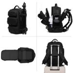 OZUKO 9842 Waterproof Tactical Laptop Backpack – USB Charging Business & Travel Backpack