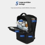 Picture of COOLBELL CB-8281 Business Laptop Backpack – 20L Water-Resistant Travel Bag with USB Charging Port