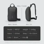 Picture of MARK RYDEN MR707 Futuristic Anti-Theft RFID Sling Chest Bag