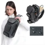 Picture of BANGE 7086 Anti-Cut Waterproof USB Charging Laptop Sling Chest Bag