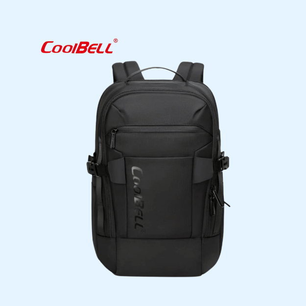 COOLBELL CB-8332 34L Business Travel Laptop Backpack – 17.3″ Shockproof with USB & Type-C Charging