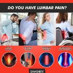Samson LS0412 Universal Lumbar Back Rest Support Cushion for Office Chair, Car Seat & Home Use