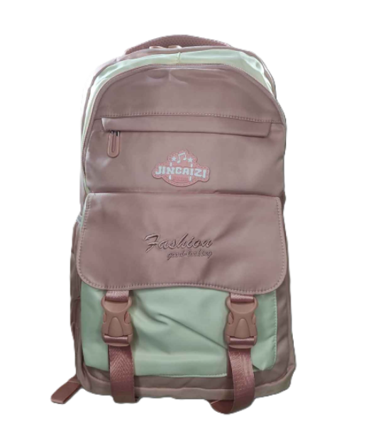 Picture of JINGARZI Fashion Girls' School Backpack – Pink & Mint Green Stylish Backpack